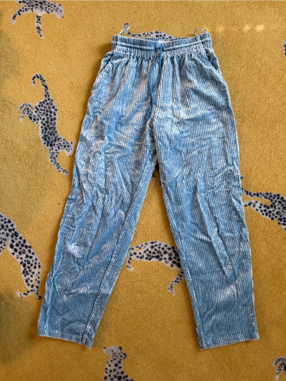 Forte Forte Blue Velvet Corduroy Women's Joggers